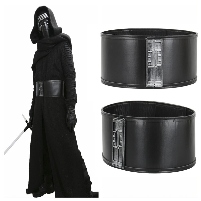 Star Wars Kylo Ren Baudrier Costume Accessoires Hommes Ceinture PU Jedi réglable tueur cosplay ceintures Props