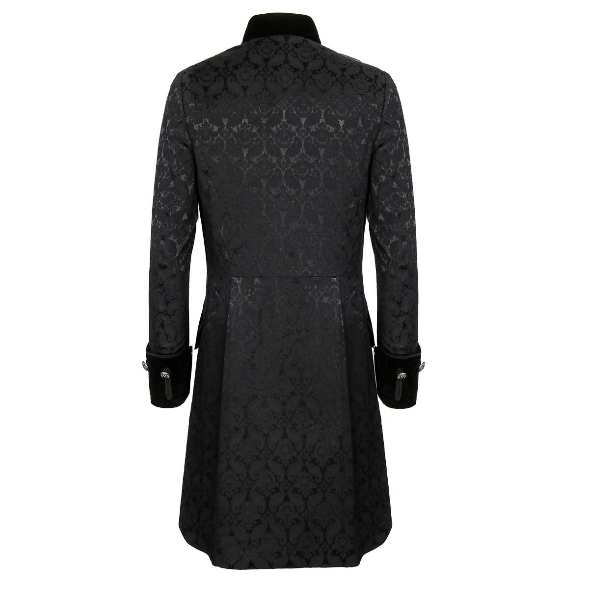 Mens velours velvet goth manteau de robe Victorien
