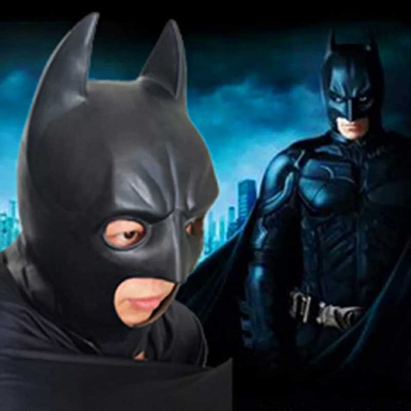 adulte sombre knight batman bruce Wayne demi visage latex halloween masque super-héros cosplay-takerlama