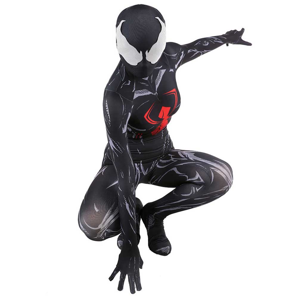 BLACK WIdOW Venom cosplay costume de grosses lunettes Araignée venimeuse cosplay costume Halloween Costume Spiderman Costume Zentai adulte enfants