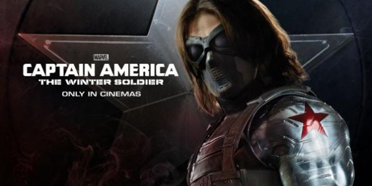 Rafraîchissez Captain America soldat d'hiver guerre civile Bucky Barnes cosplay perruques brun foncé Halloween Party cheveux postiche avec Hairnet