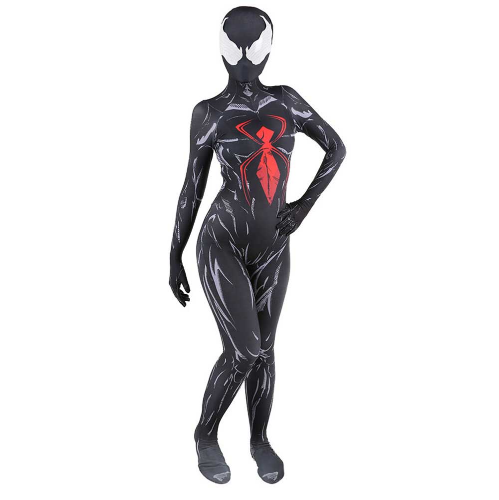 BLACK WIdOW Venom cosplay costume de grosses lunettes Araignée venimeuse cosplay costume Halloween Costume Spiderman Costume Zentai adulte enfants